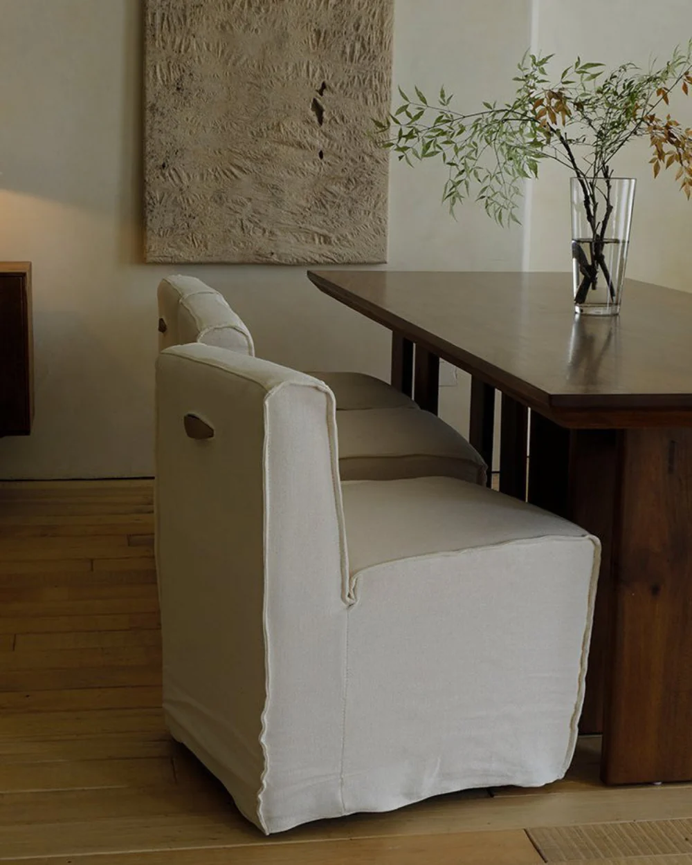 Castor Slipcover Sofa Chair - Image 12