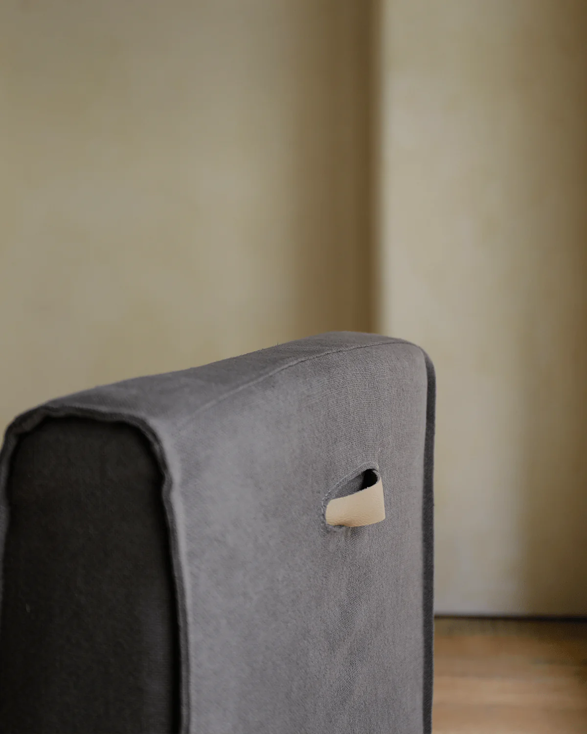 Castor Slipcover Sofa Chair - Image 7