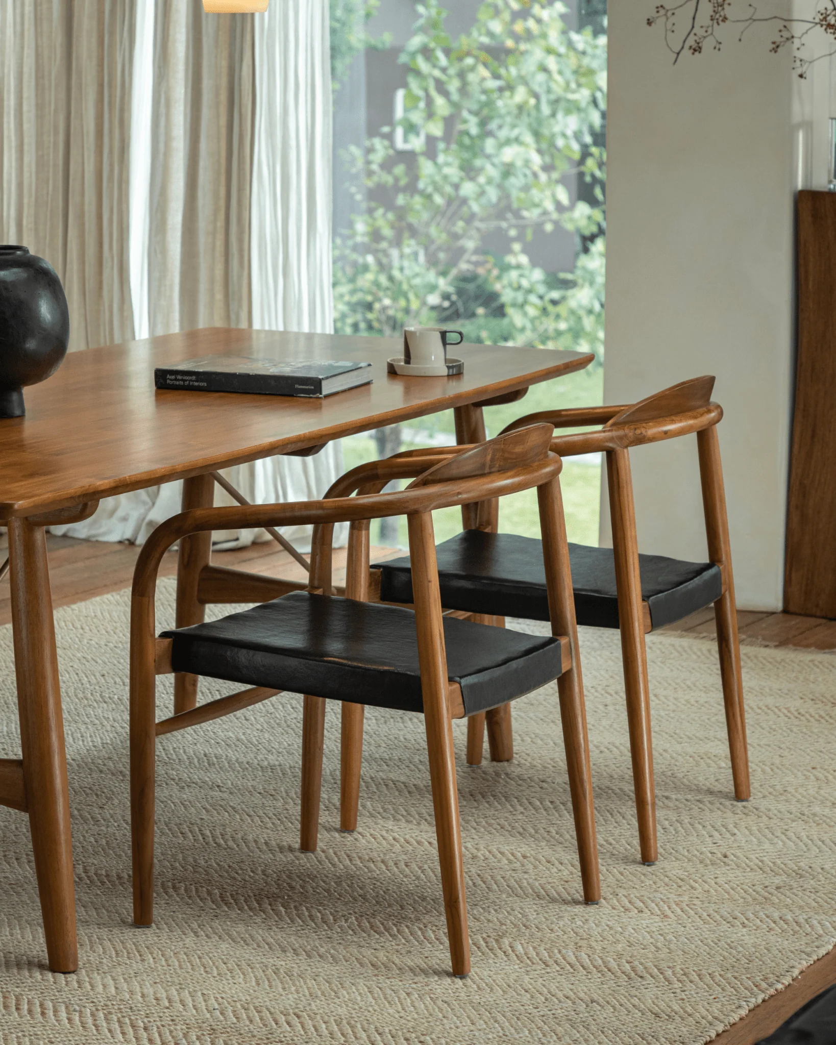 Crescent Leather Chair - Image 10