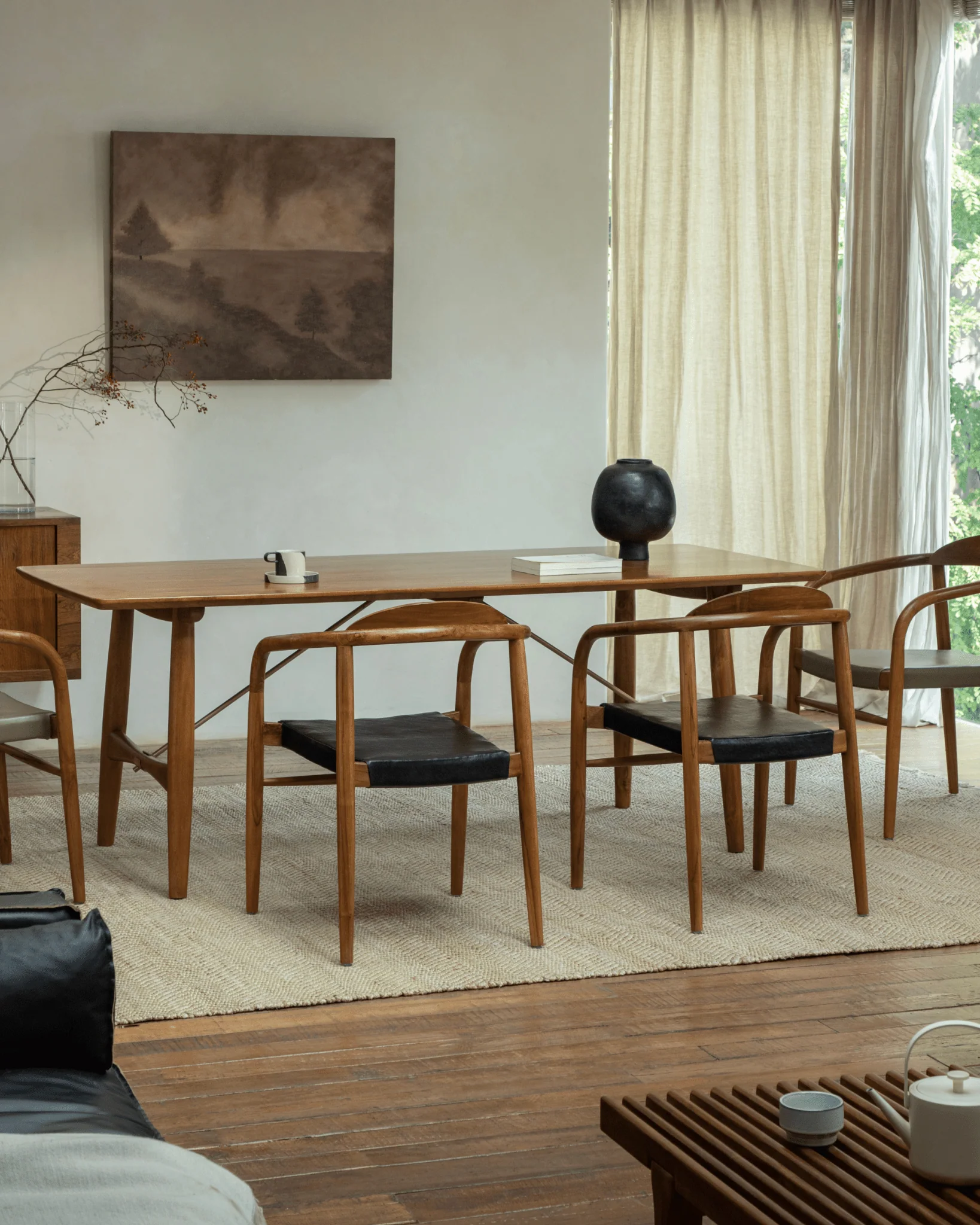 Crescent Leather Chair - Image 3