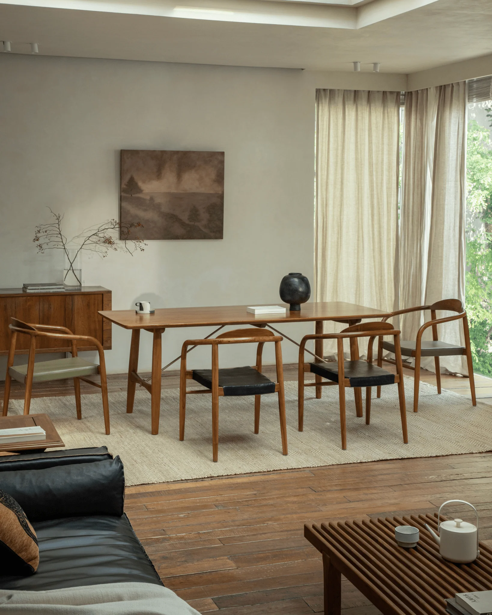 Crescent Leather Chair - Image 5