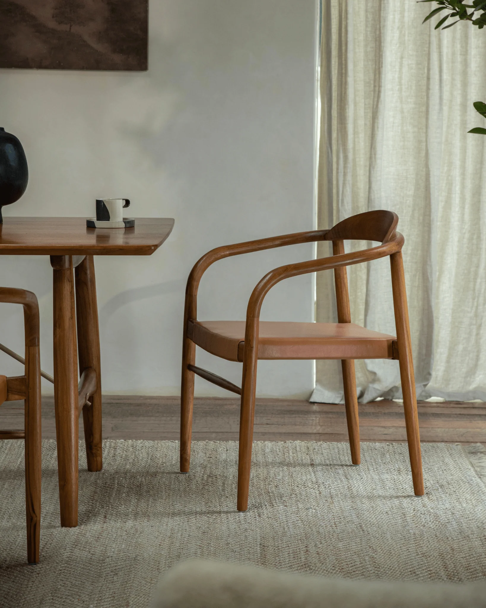 Crescent Leather Chair - Image 7