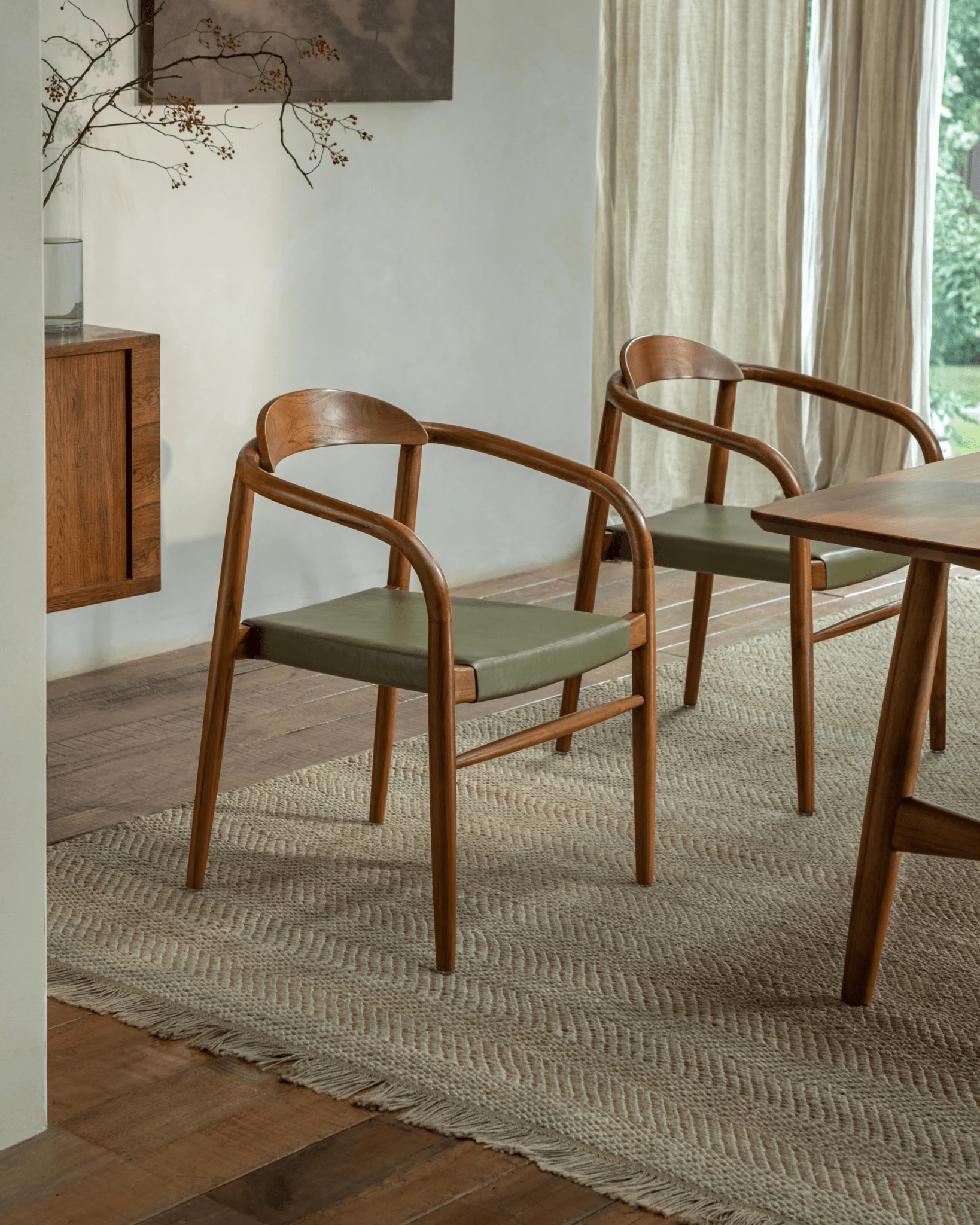 Crescent Leather Chair - Image 8