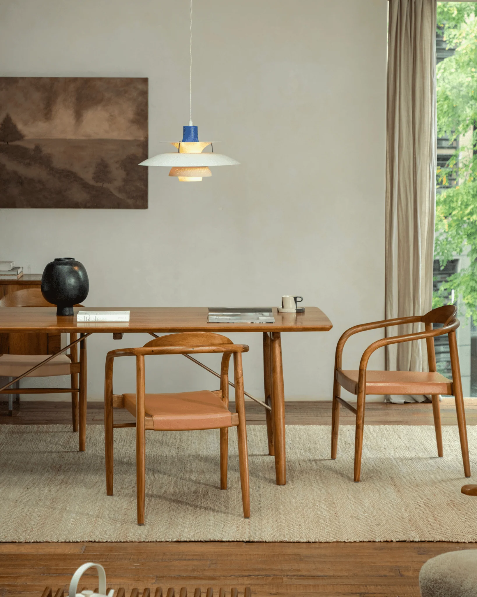 Crescent Leather Chair - Image 9