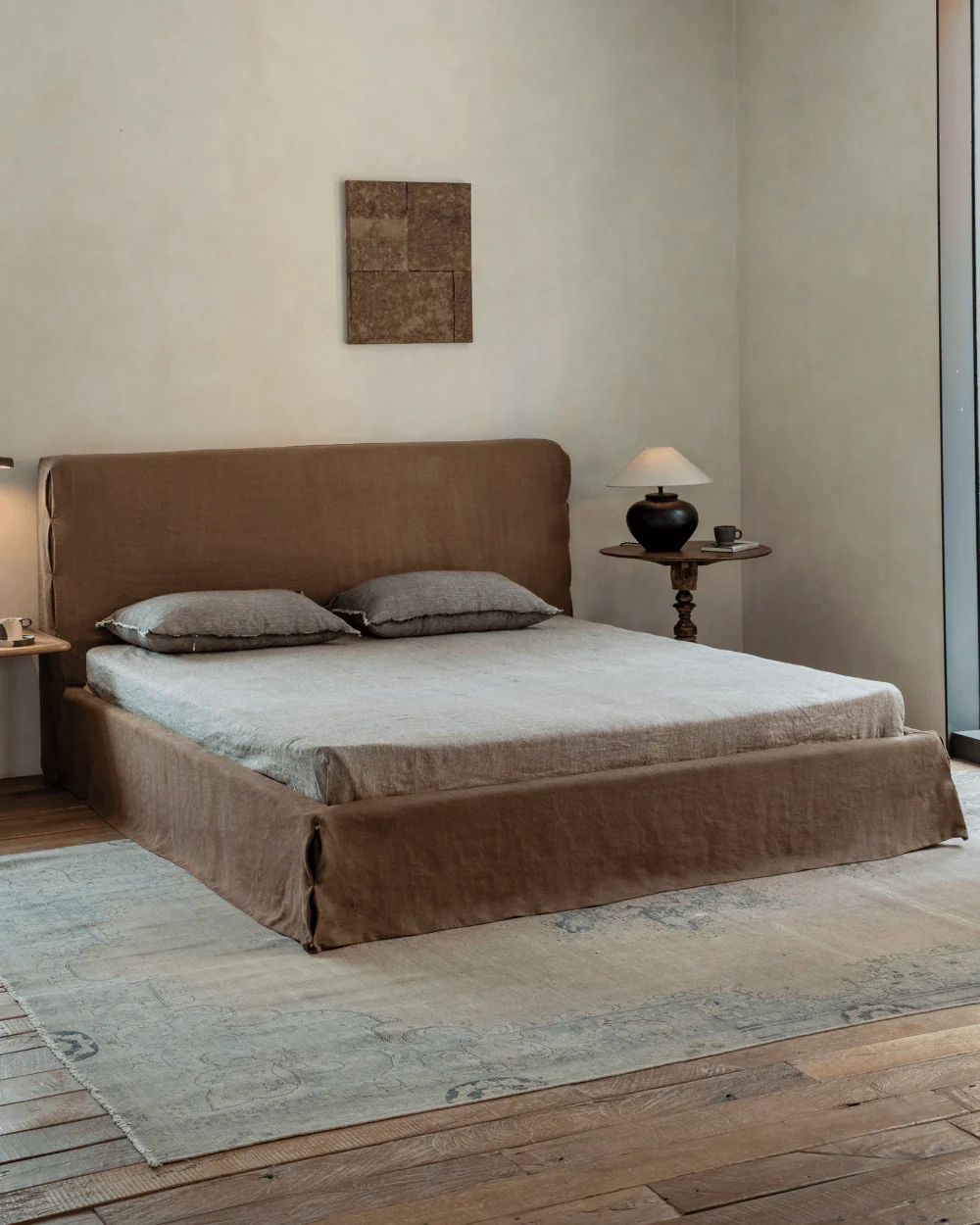 Freya Linen Bed - Image 17