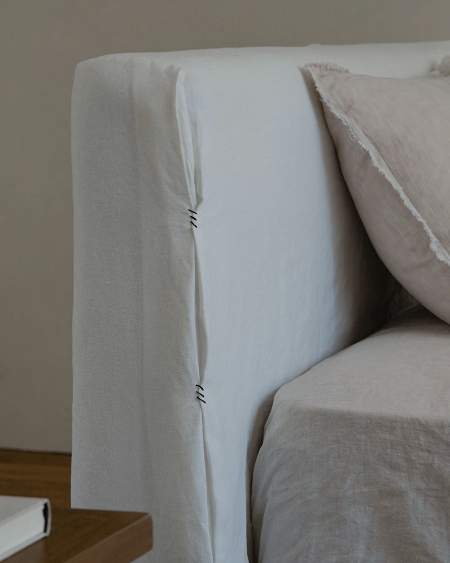 Freya Linen Bed - Image 7