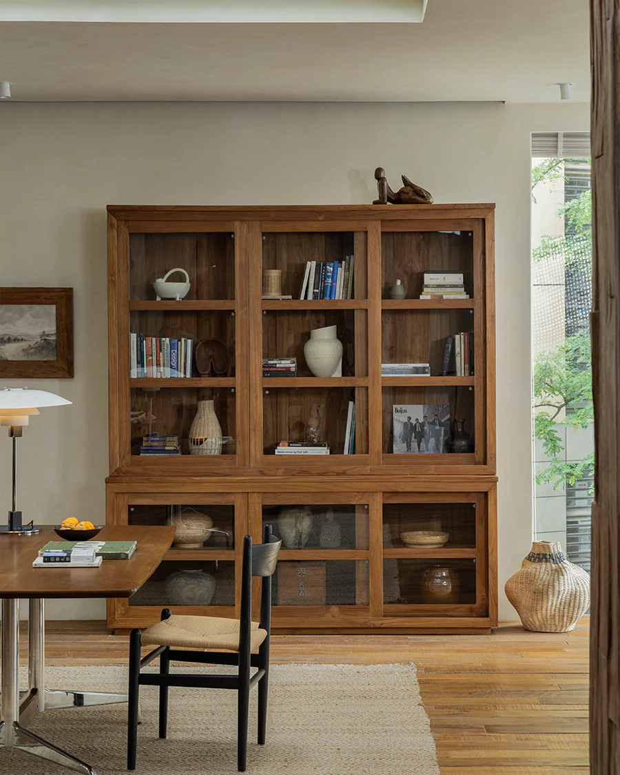 Glass Front Bookcase - Image 4
