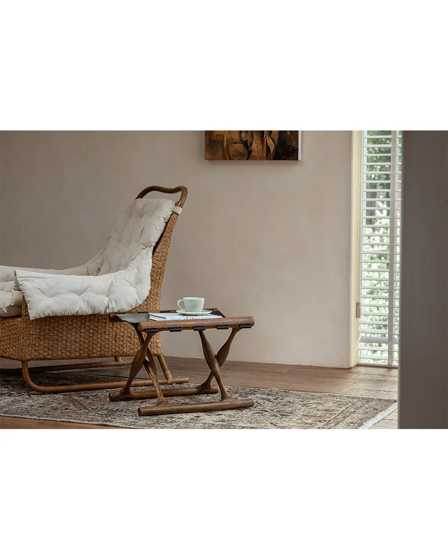 Maverick Leather Stool - Image 4