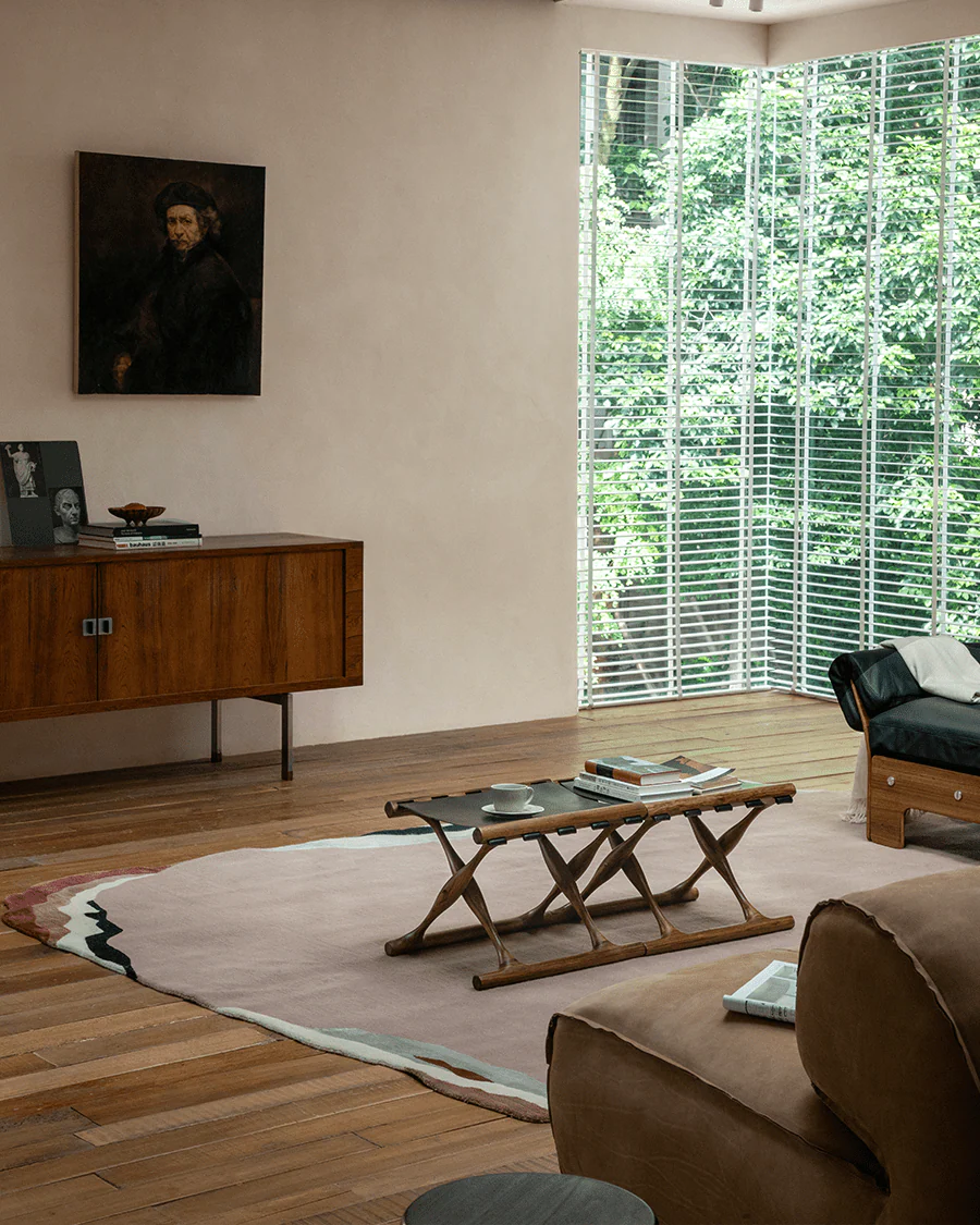 Maverick Leather Stool - Image 8