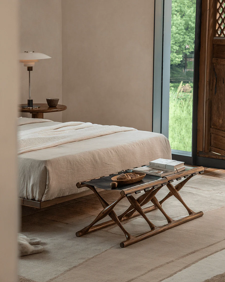 Maverick Leather Stool - Image 9