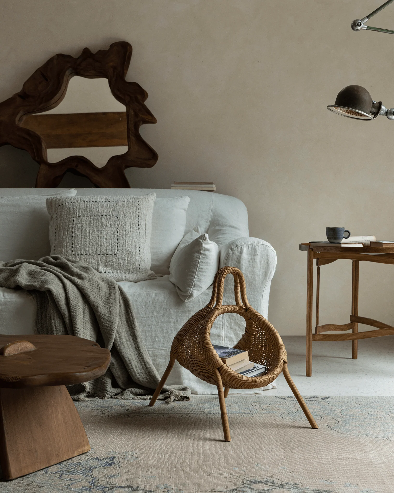 Molly Rattan Storage Basket - Image 3