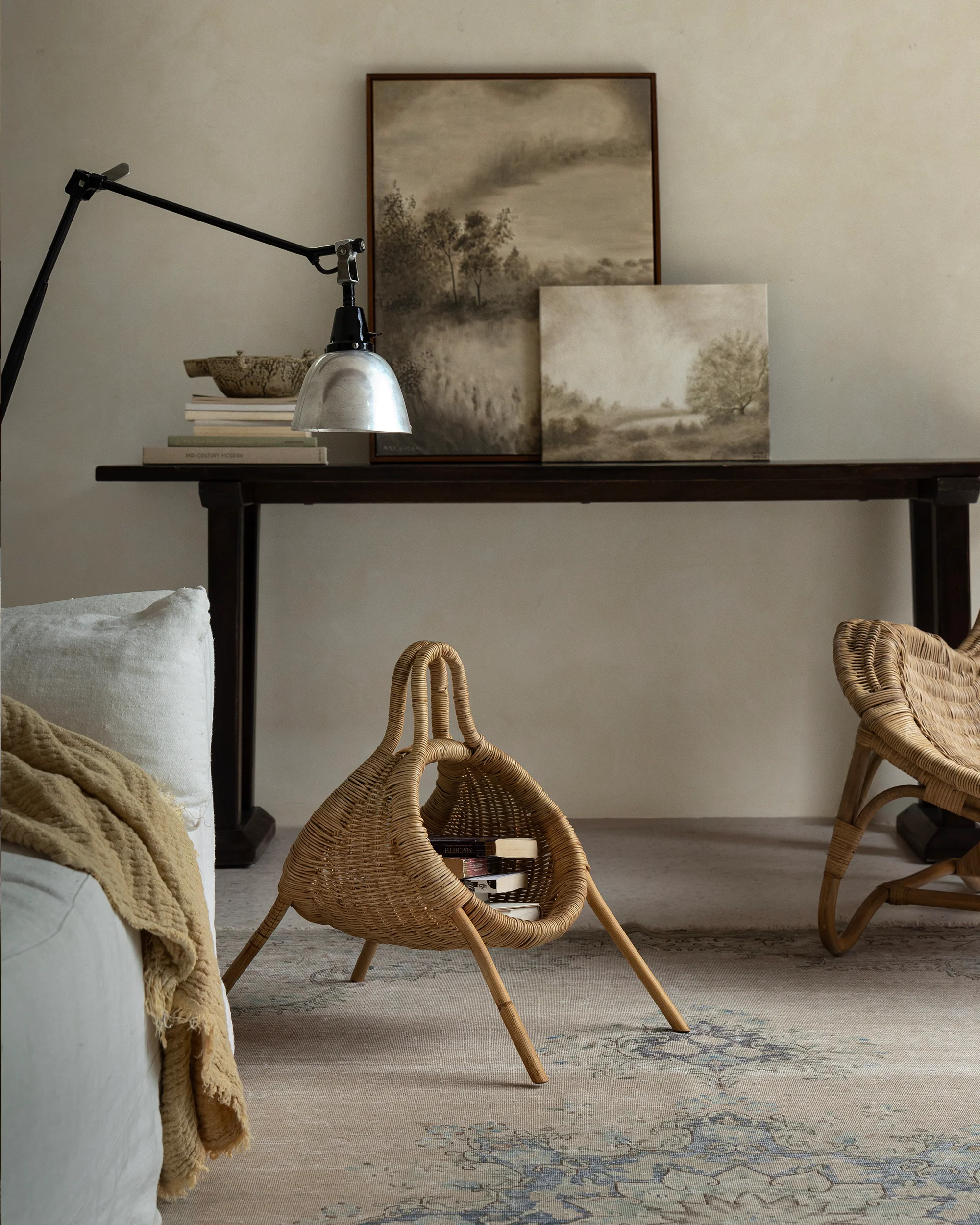 Molly Rattan Storage Basket - Image 4