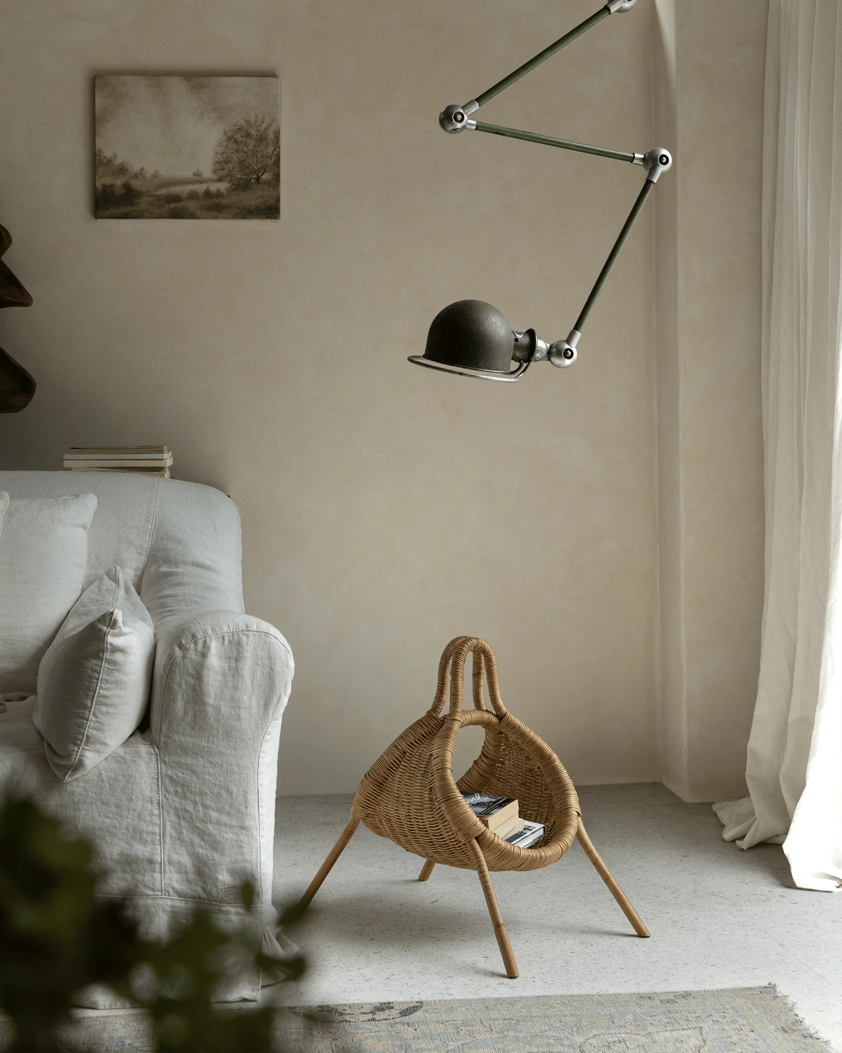 Molly Rattan Storage Basket - Image 6