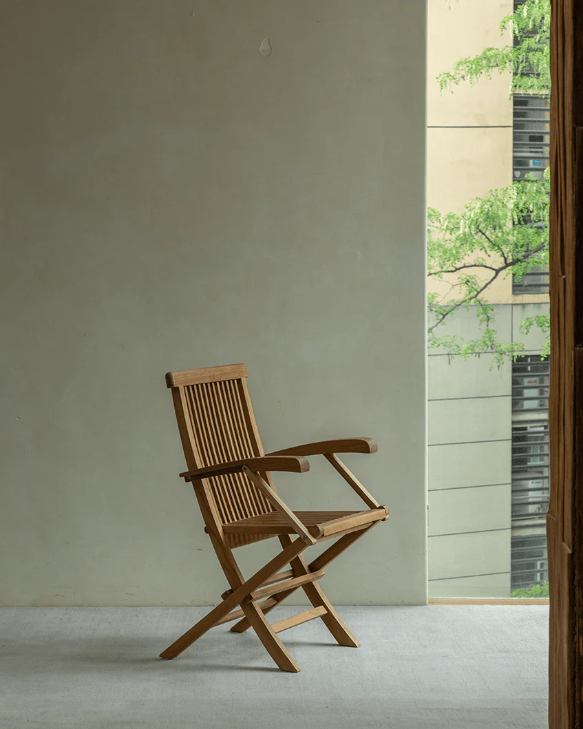 Outdoor Folding Dining Chair - Image 6