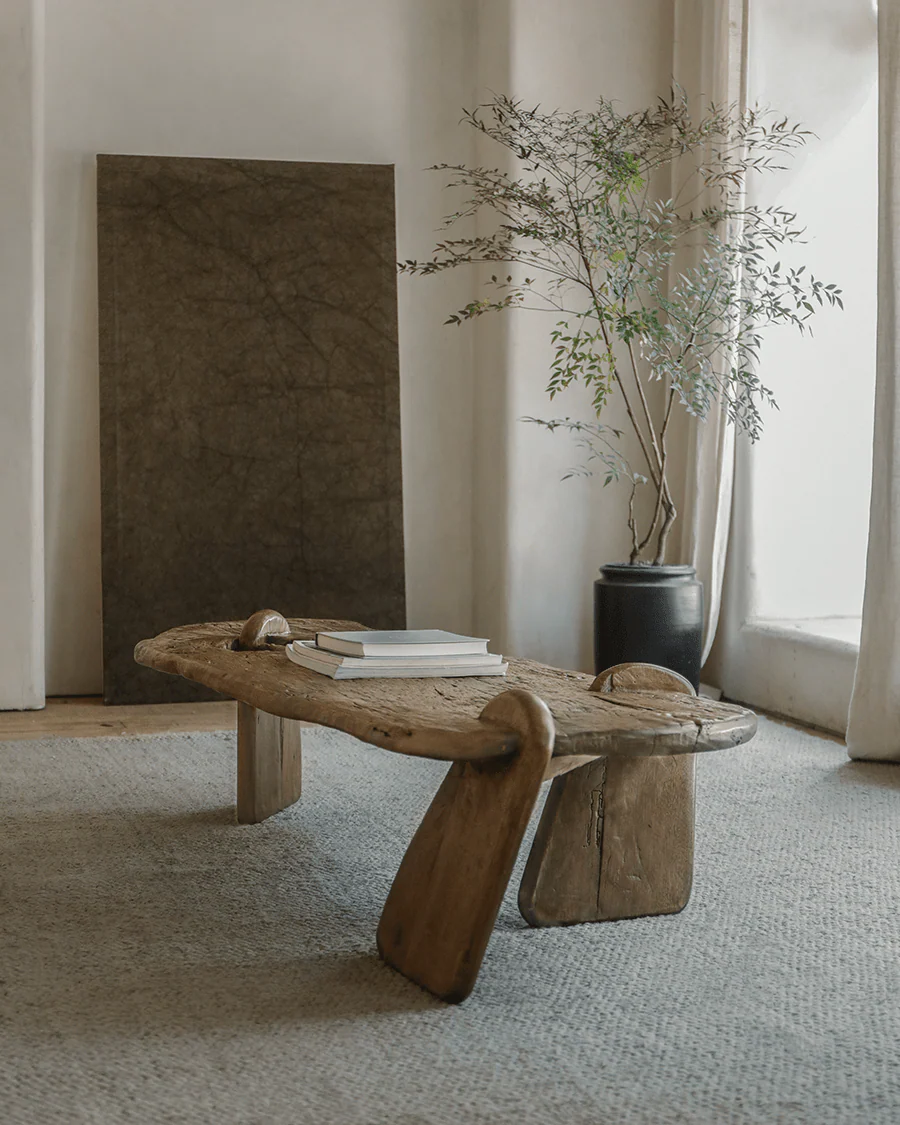 Rustic Driftwood Coffee Table - Image 5