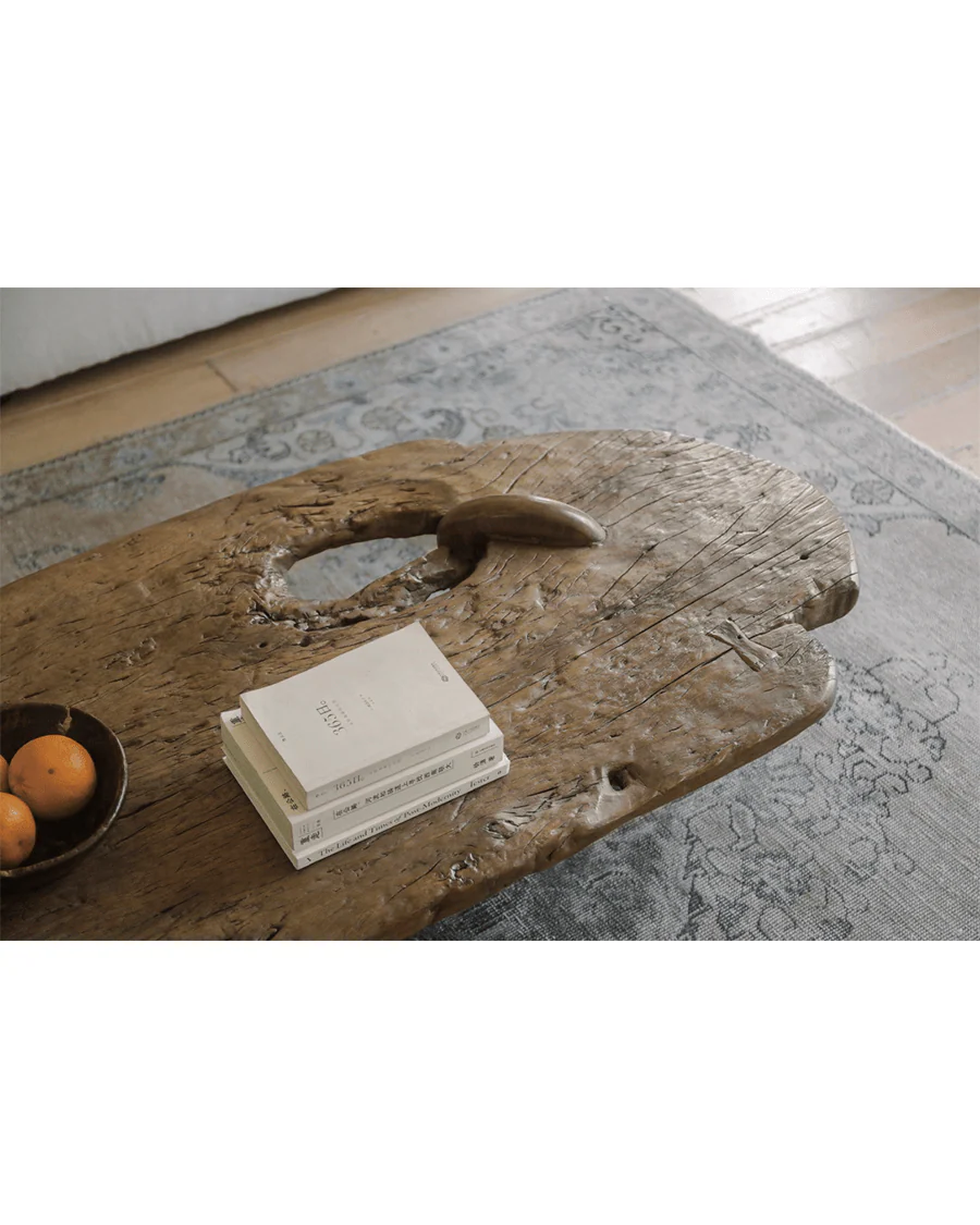 Rustic Driftwood Coffee Table - Image 6