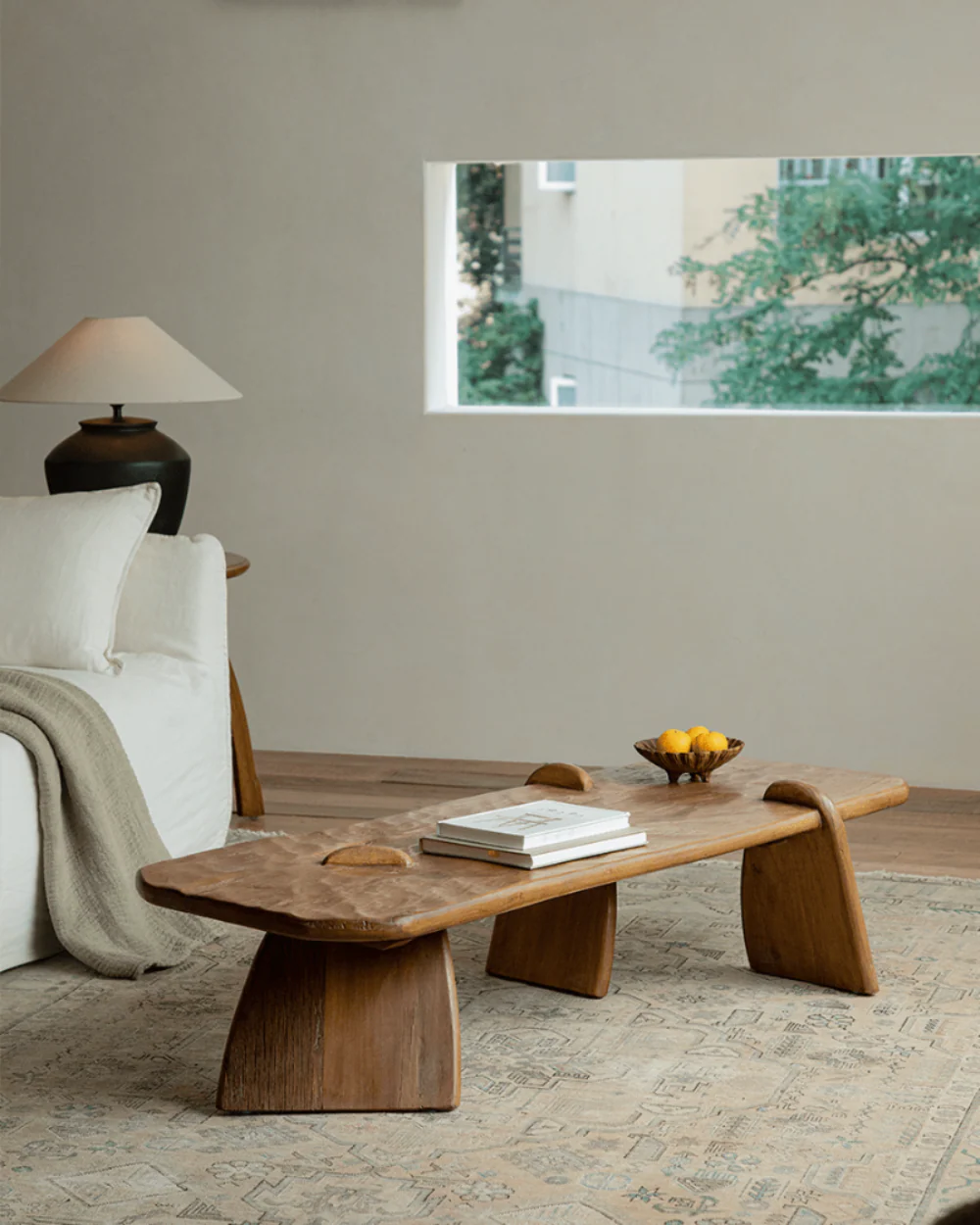 Rustic Driftwood Coffee Table - Image 8