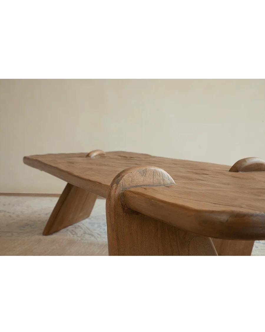 Rustic Driftwood Coffee Table - Image 9