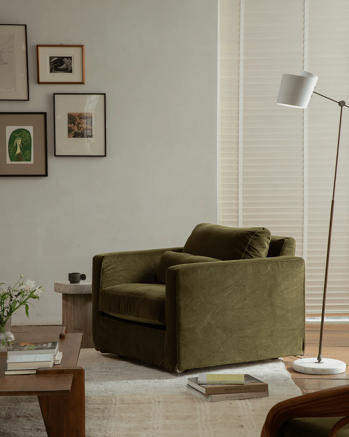 Sofia Velvet Armchair - Image 10