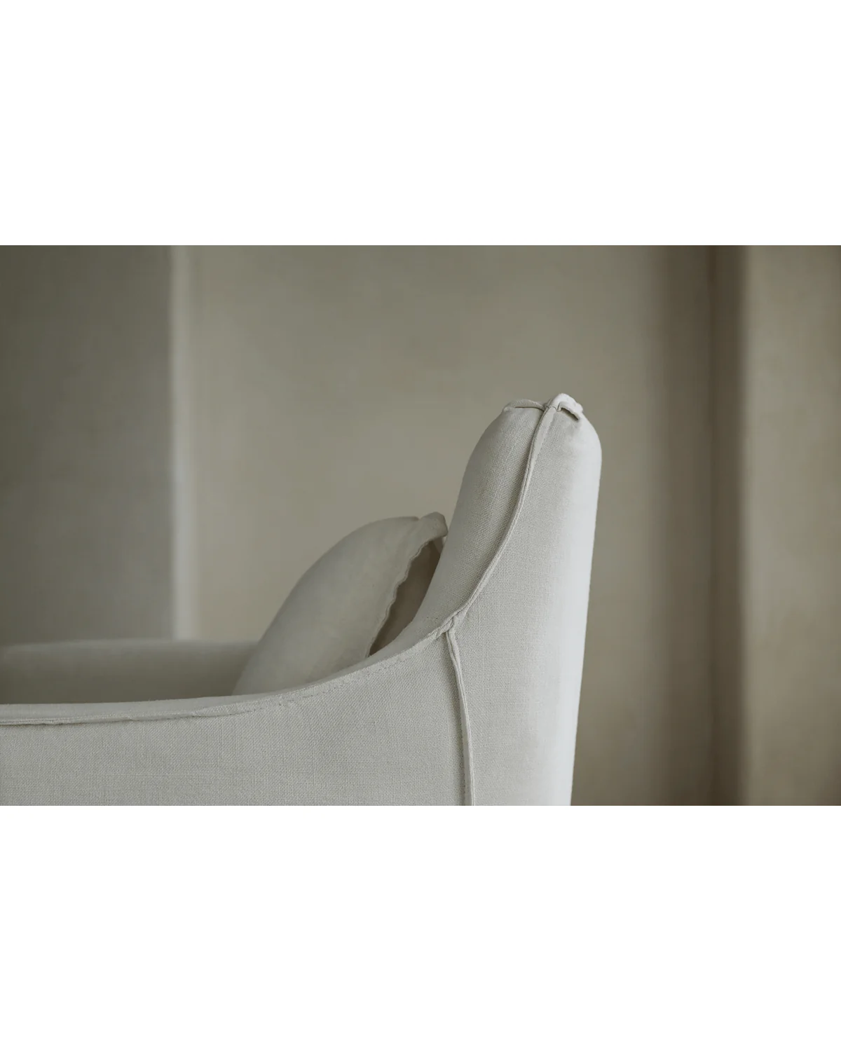 Sola Slipcovered Armchair - Image 14