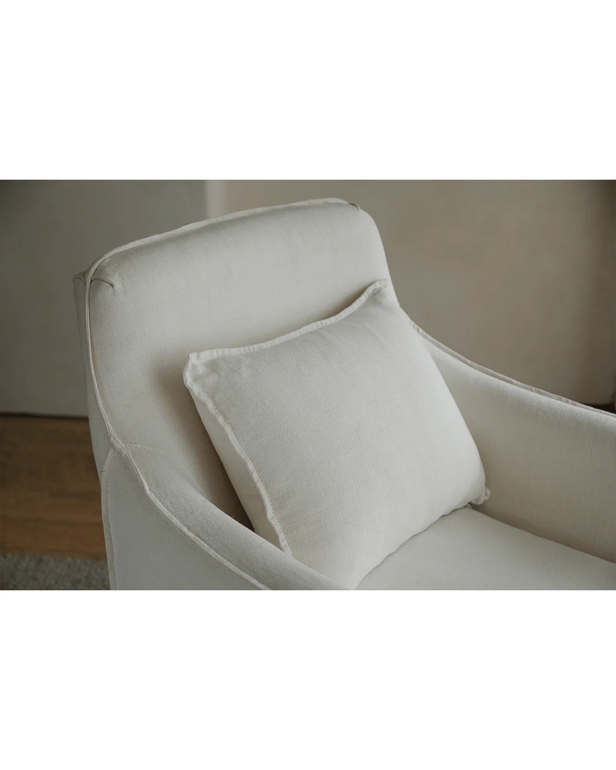 Sola Slipcovered Armchair - Image 16