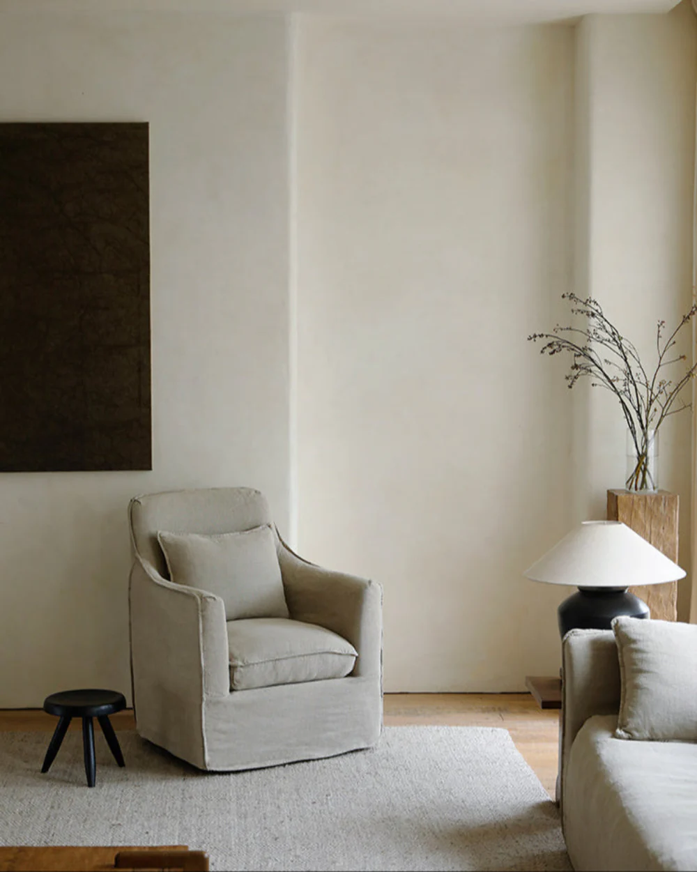 Sola Slipcovered Armchair - Image 4