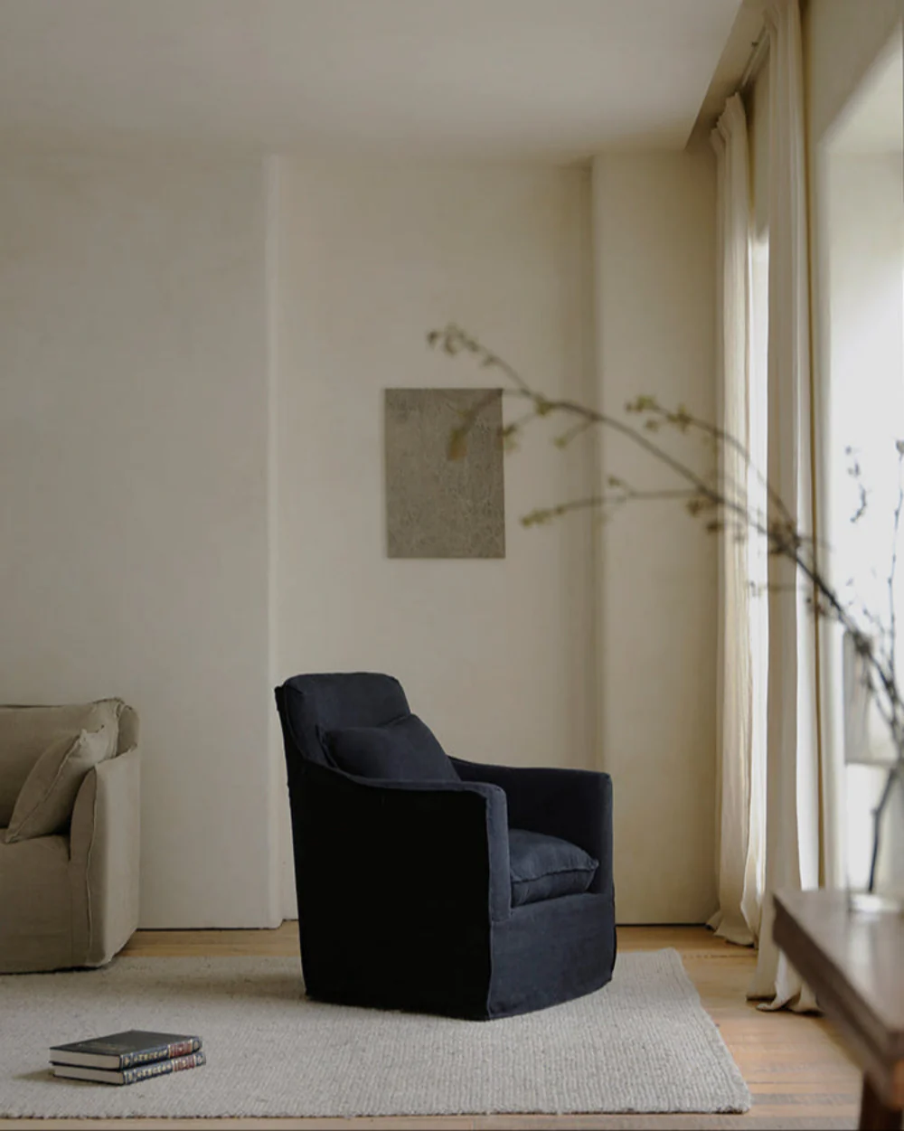 Sola Slipcovered Armchair - Image 7