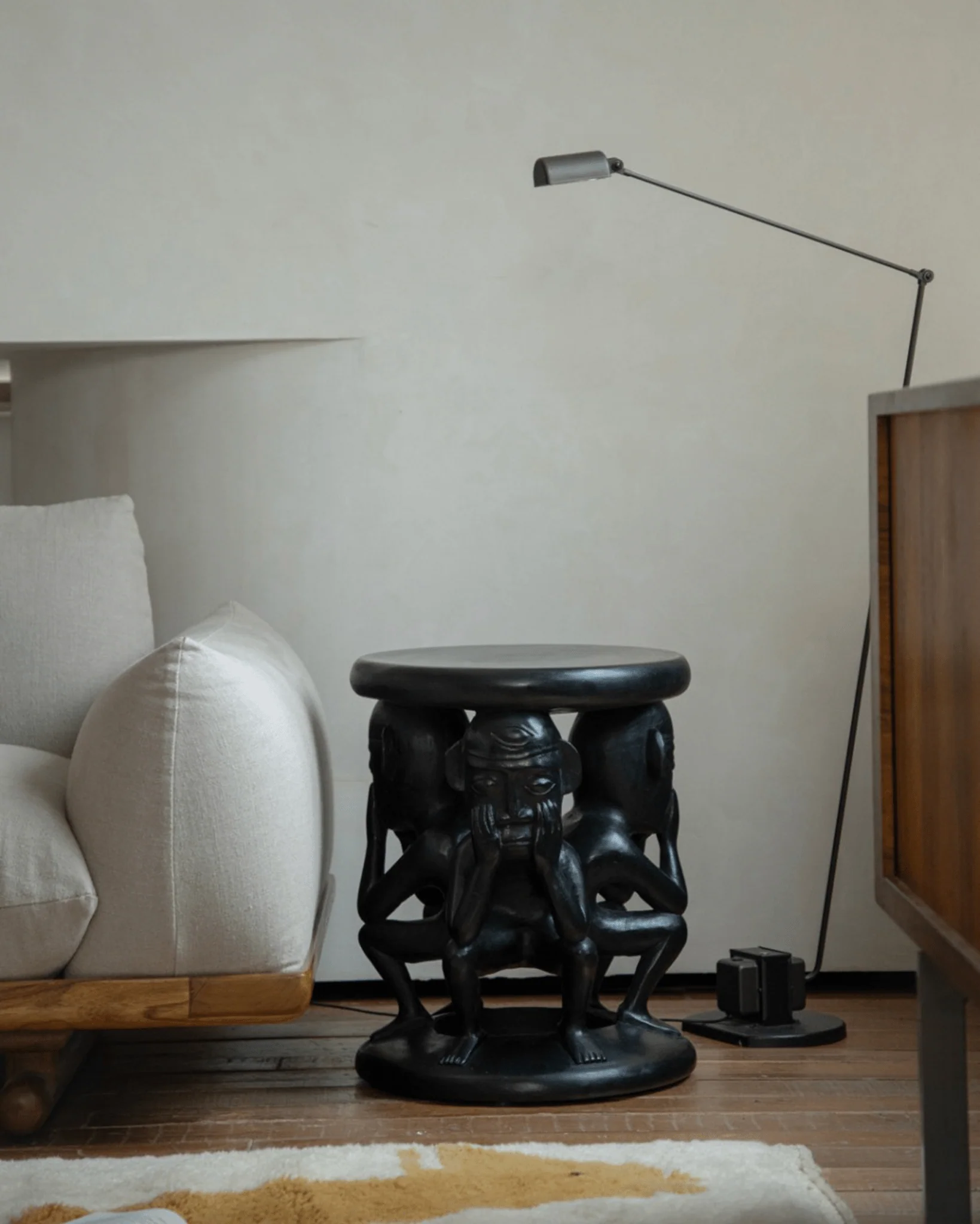 Tribal Sculptural End Table - Image 6