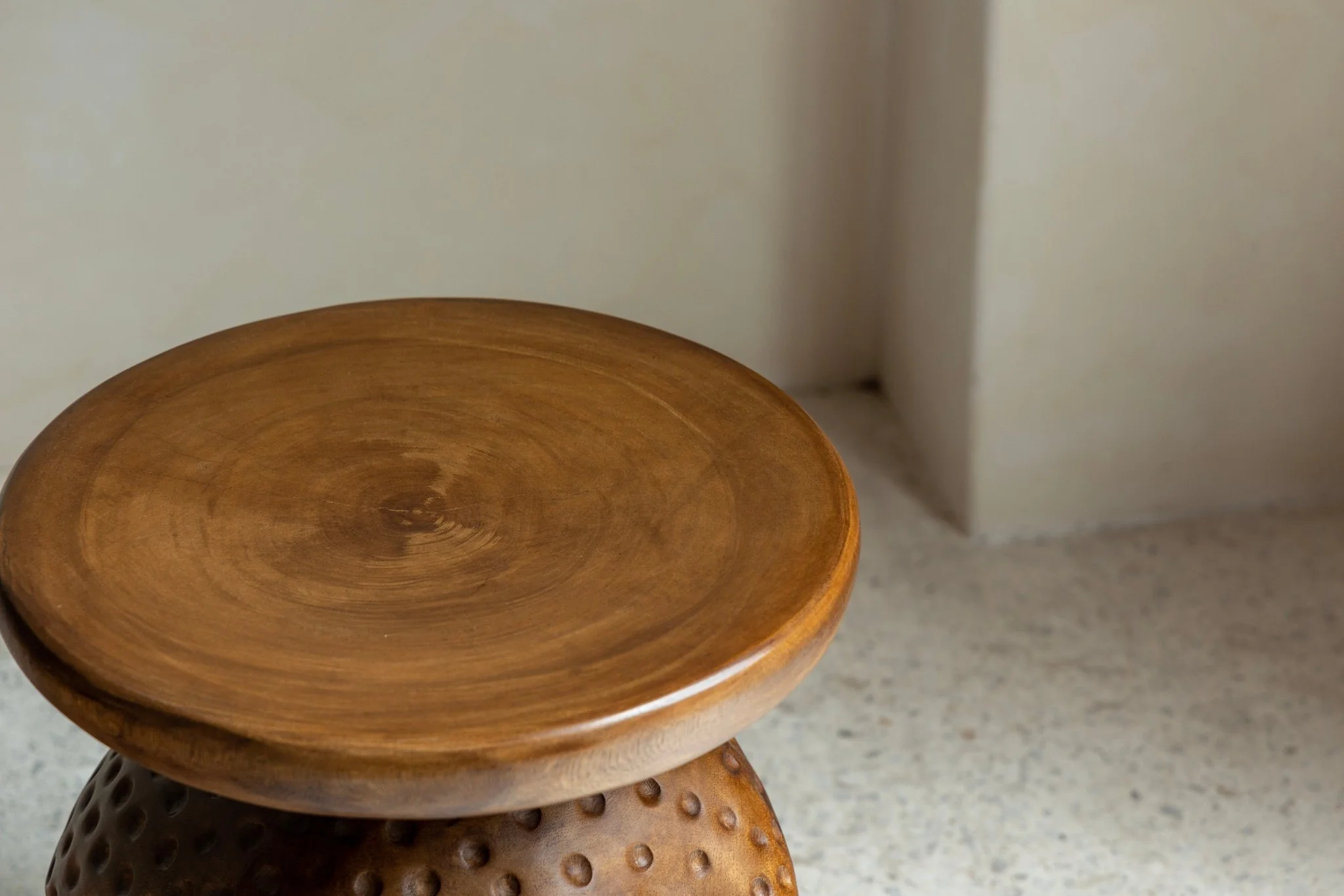 Tribal Sculptural End Table - Image 7