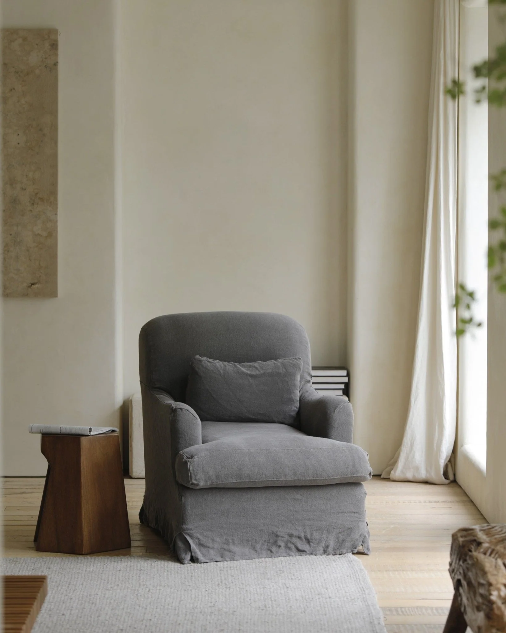 Zone Slipcover Armchair - Image 11